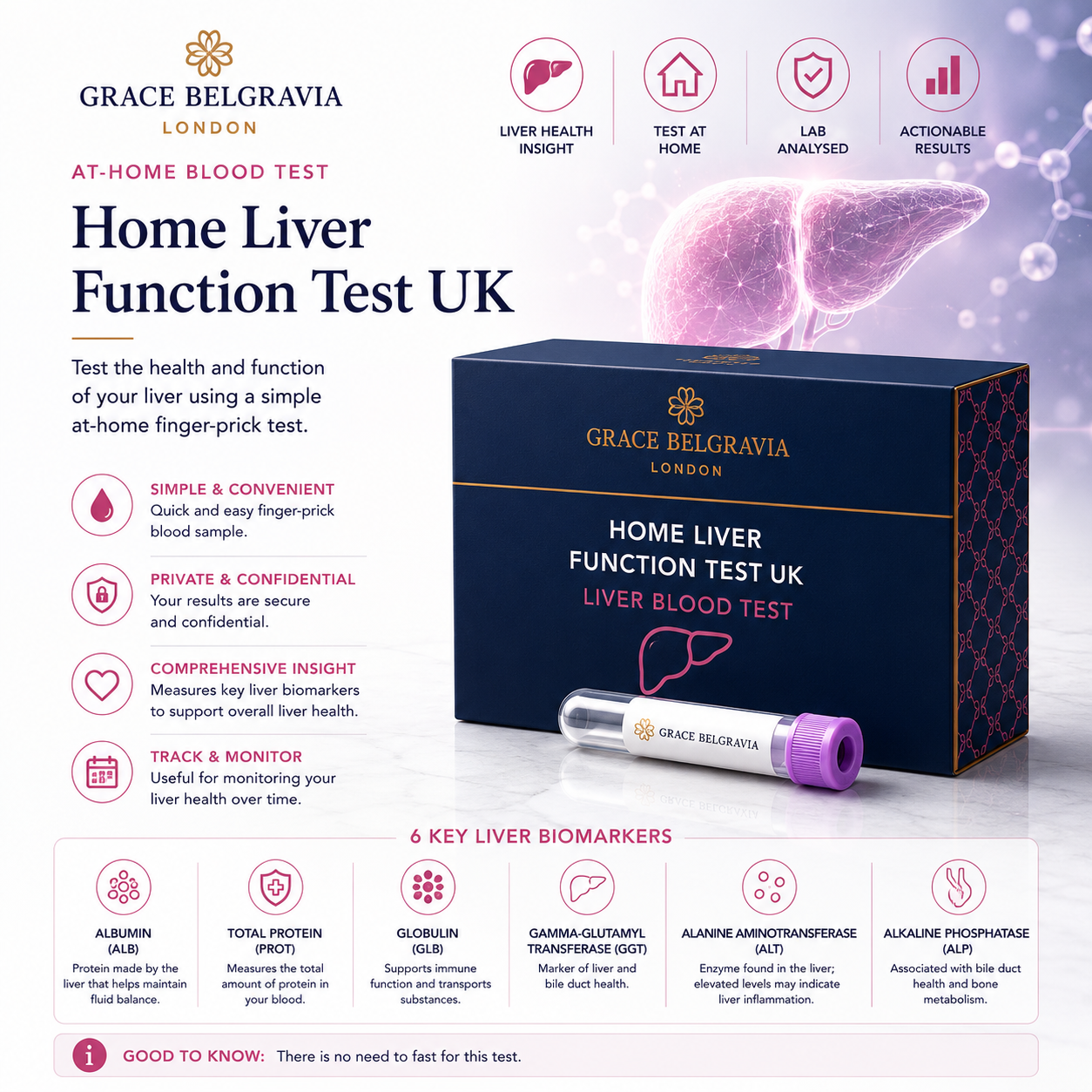 Home Liver Function Test UK - Liver Blood Test Kit